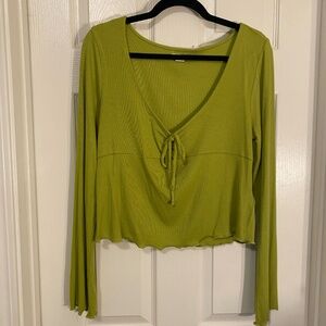 Urban Outfitters Lettuce Trim Top